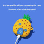 Cartoon Square Pineapple House AirPods Pro Case Soft Silicone