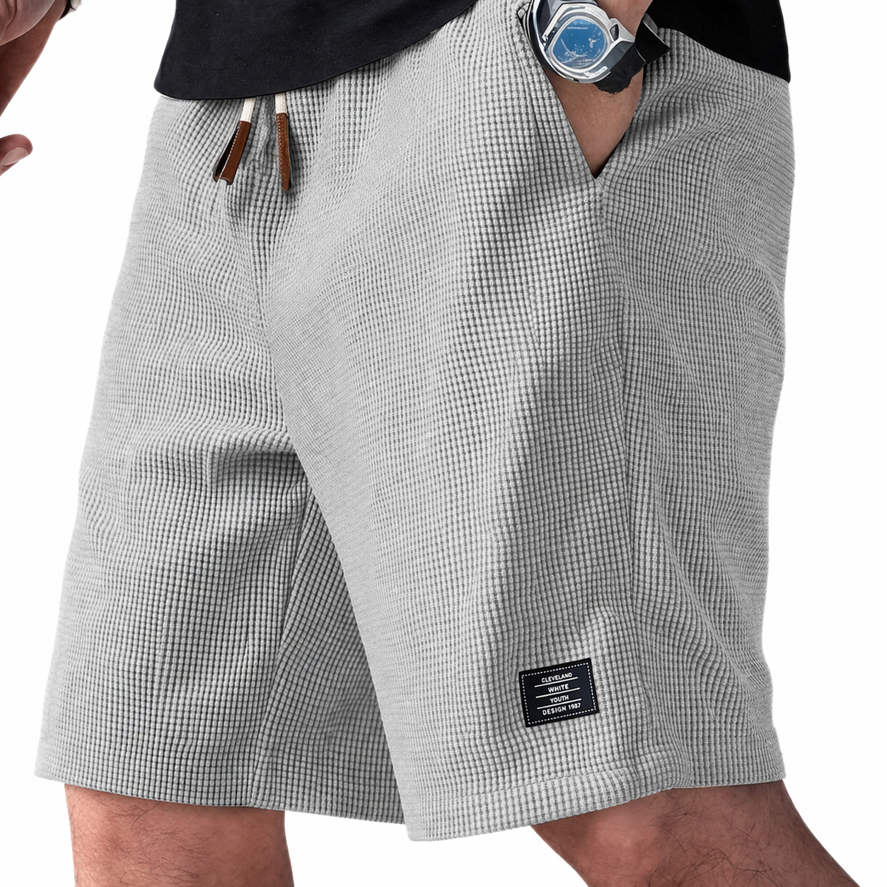 Gray- Summer Comfort Shorts | By Julian & Claire Toronto