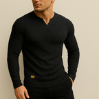 Leo - Slim Fit V-Neck Shirt | By Julian & Claire Toronto