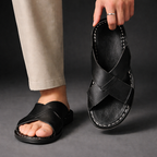Kent - Classic Cross-Strap Comfort Sandals | By Julian & Claire Toronto