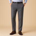 Felix - Stretchy Fit Pleated Suit Pants | By Julian & Claire Toronto