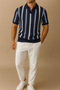 Carlos - Striped Polo | By Julian & Claire Toronto