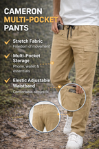 Cameron -Autumn- Outdoors - Multi-Pocket Pants | By Julian & Claire Toronto