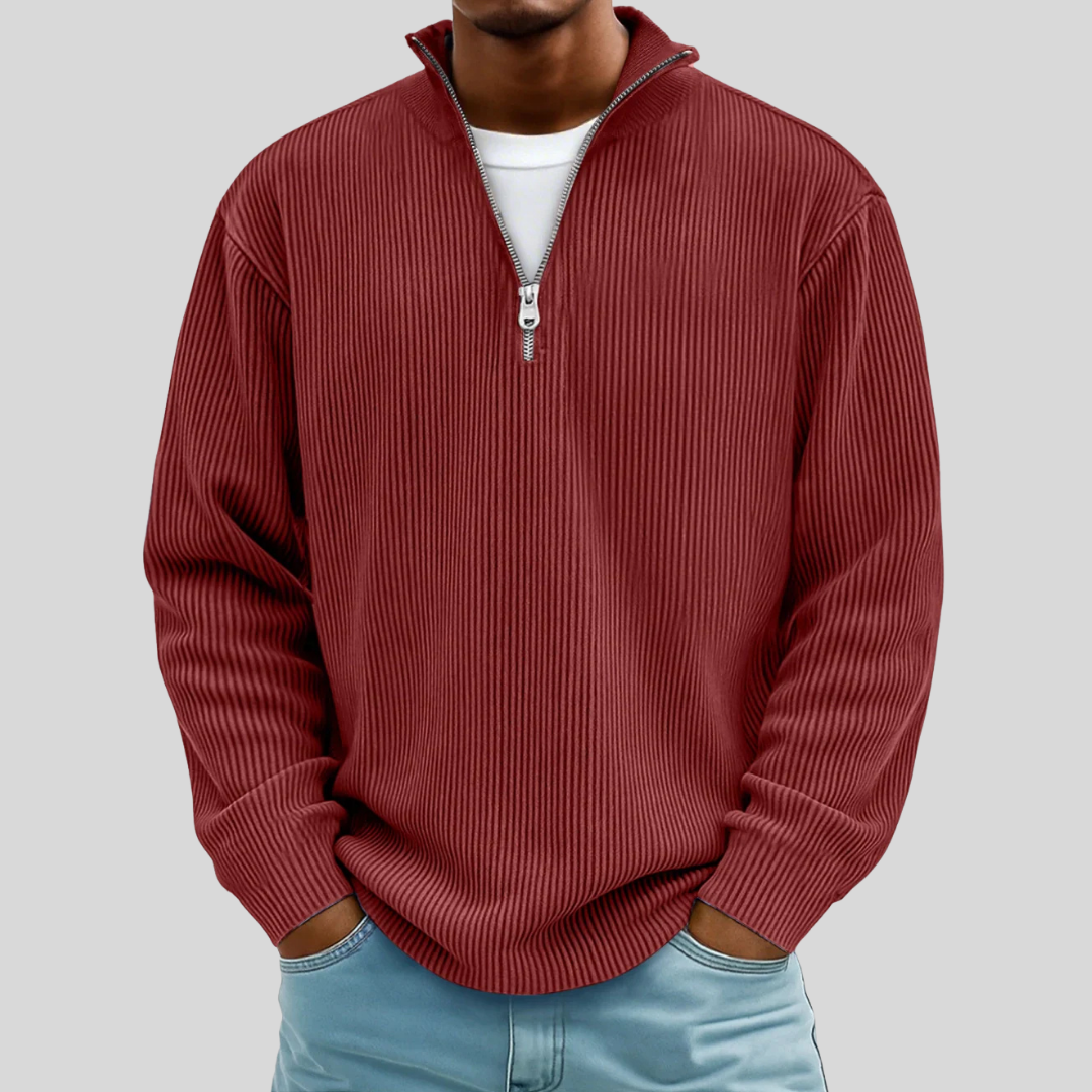 Red Morgan - Stylish Casual Sweater | By Julian & Claire Toronto