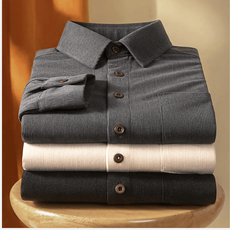 Slater - Classic Corduroy Button-Up Shirt | By Julian & Claire Toronto
