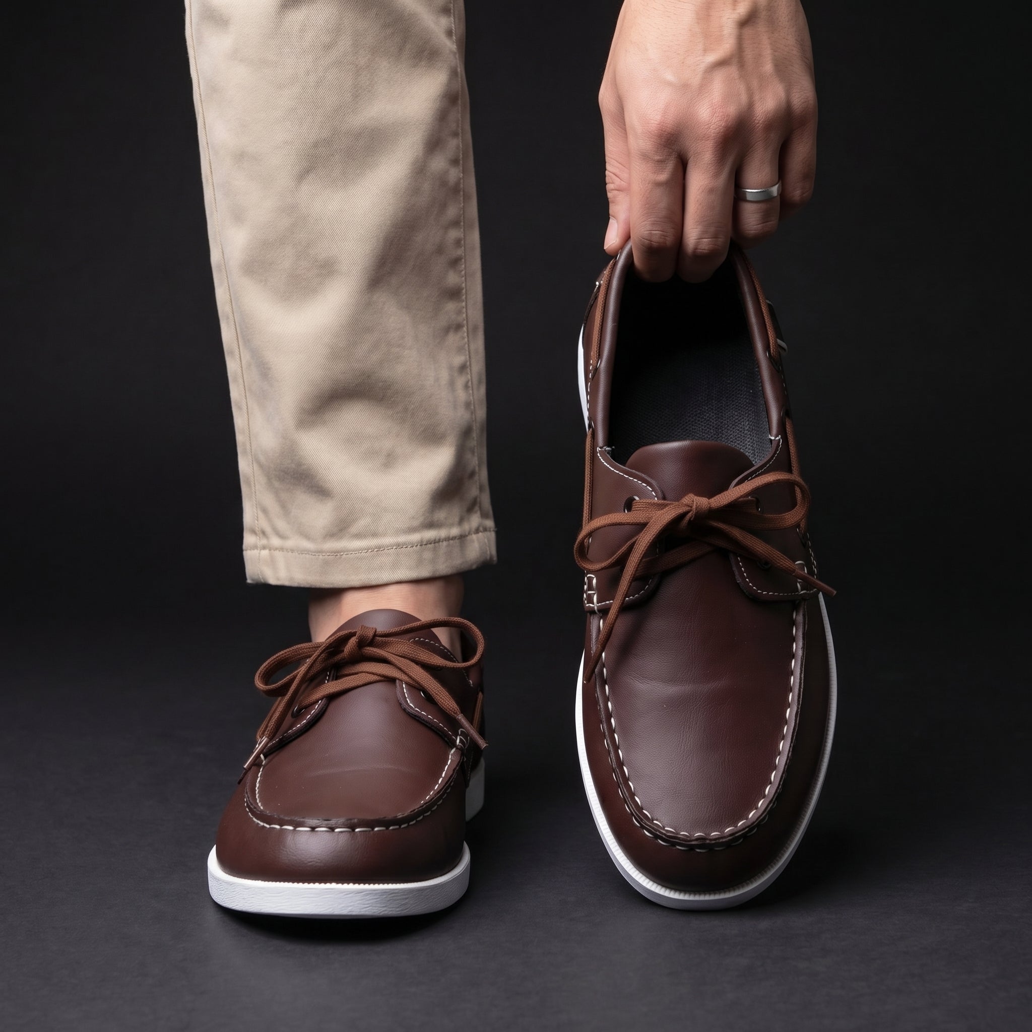 Kirk - Classic Coastal Boat Shoes | By Julian & Claire Toronto