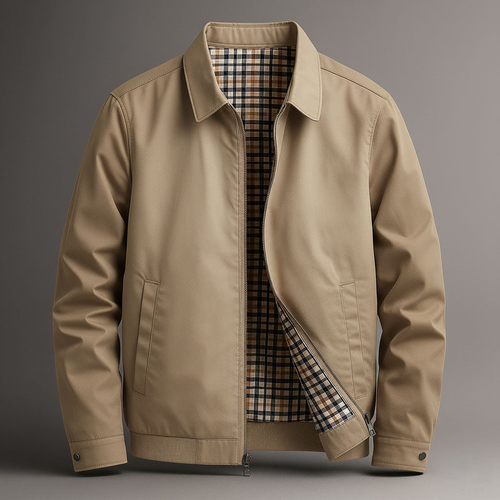 Kenneth - Classic Stand Collar Jacket | By Julian & Claire Toronto