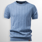 Jonas - Modern Textured Short Sleeve T-Shirt | By Julian & Claire Toronto