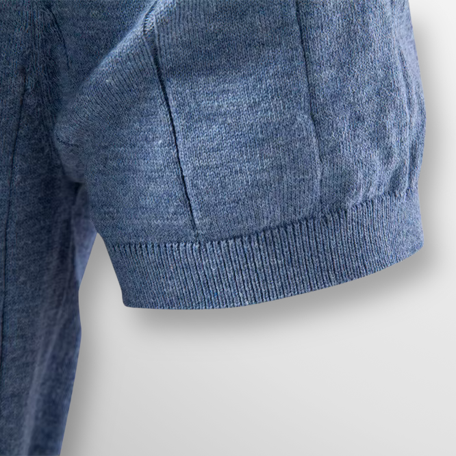 Jonas - Modern Textured Short Sleeve T-Shirt | By Julian & Claire Toronto