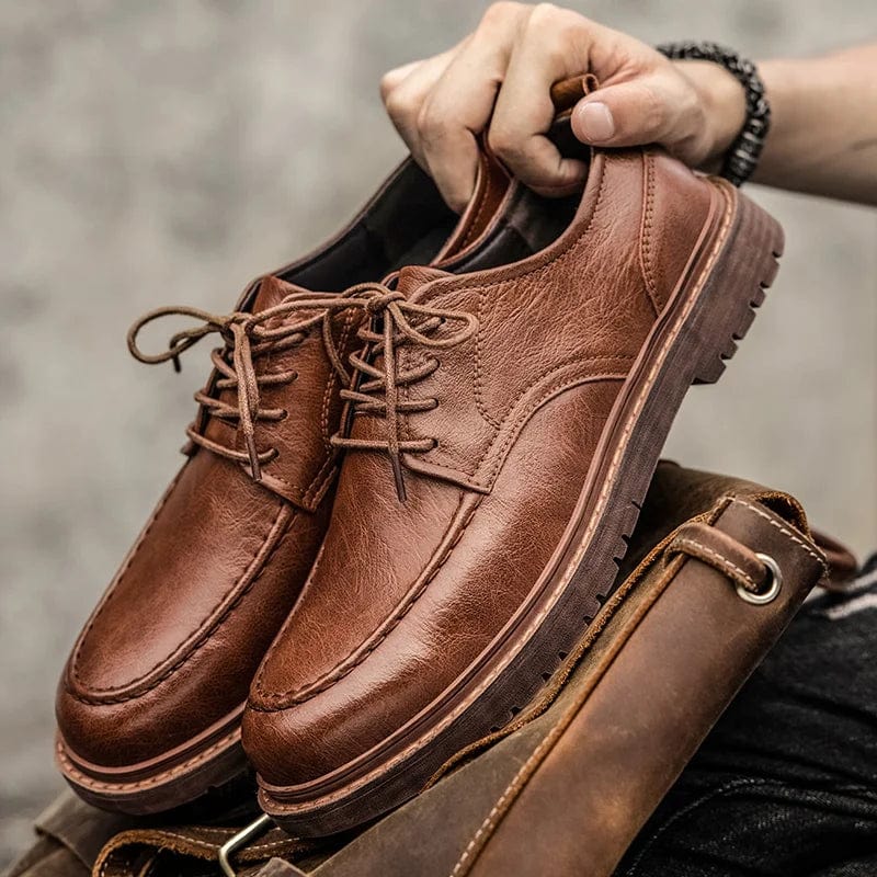 Harley - Classic Leather Lace-Up Shoes | By Julian & Claire Toronto