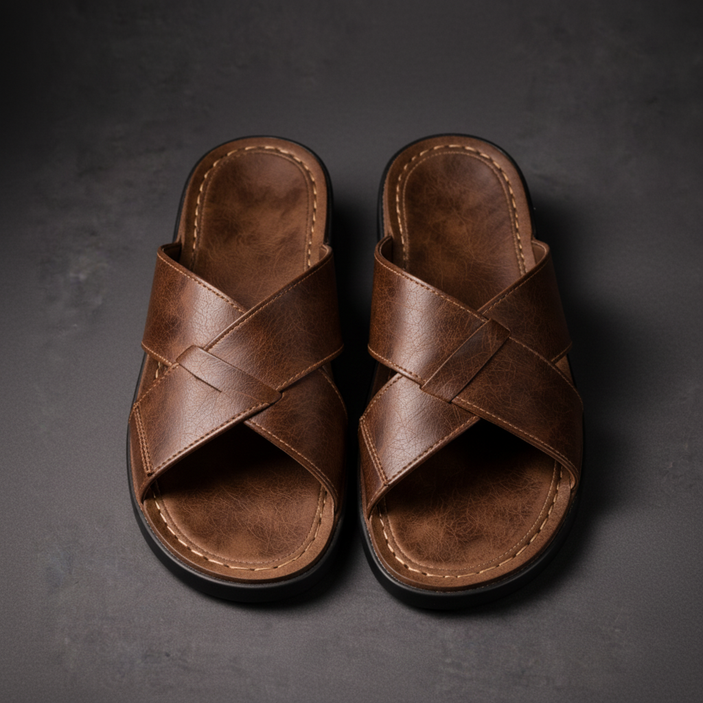 Kent - Classic Cross-Strap Comfort Sandals | By Julian & Claire Toronto