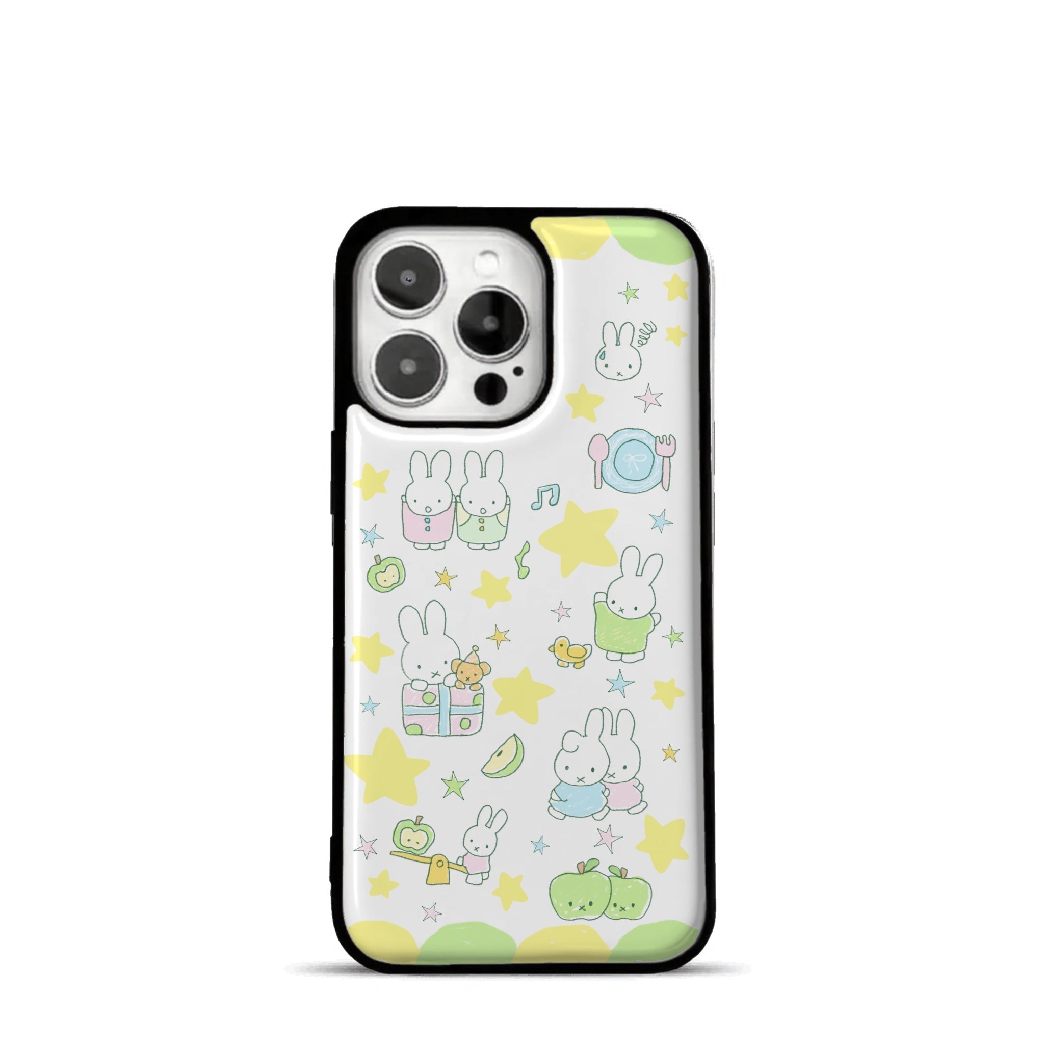 miffy 🍏 green 🍀-Handmade resin drip iphone case