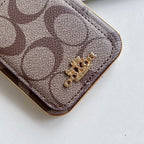 Classic iPhone Case With Card Holder Coffee -KB241651