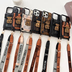 Luxury Brown Crossbody Chain iPhone Case