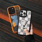 Luxury Black Corner iPhone Case