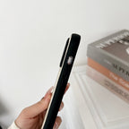 Luxury Black & White Crossbody iPhone Case
