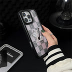Luxury Black Corner iPhone Case