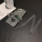 Luxury Diamond Crossbody Chain iPhone Case