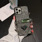Luxury Diamond Crossbody Chain iPhone Case