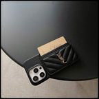 Saint Card Bag Leather iPhone Case