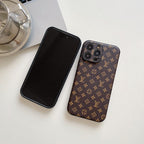 Luxury Classic Color Leather iPhone Case