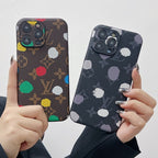 Luxury Classic Color Leather iPhone Case