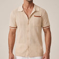 Ollie -  Short Sleeve Camp Collar Shirt | By Julian & Claire Toronto