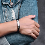 Lynk Men's Leather Cuff