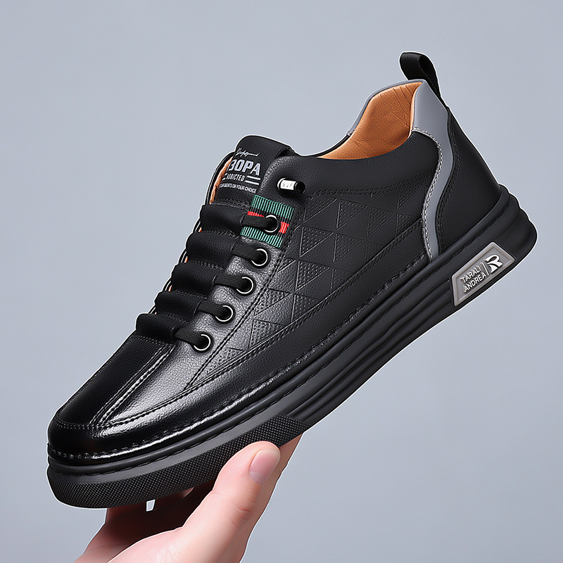 Ulric - Classic Leather Comfort Sneakers | By Julian & Claire Toronto