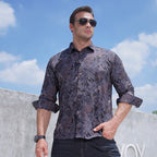 Howard - Modern Botanical Casual Shirt | By Julian & Claire Toronto