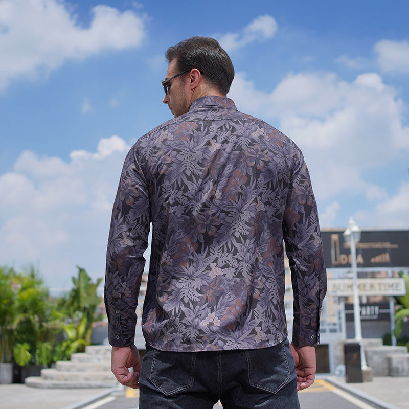 Howard - Modern Botanical Casual Shirt | By Julian & Claire Toronto