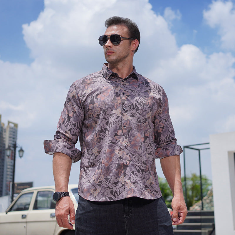 Howard - Modern Botanical Casual Shirt | By Julian & Claire Toronto