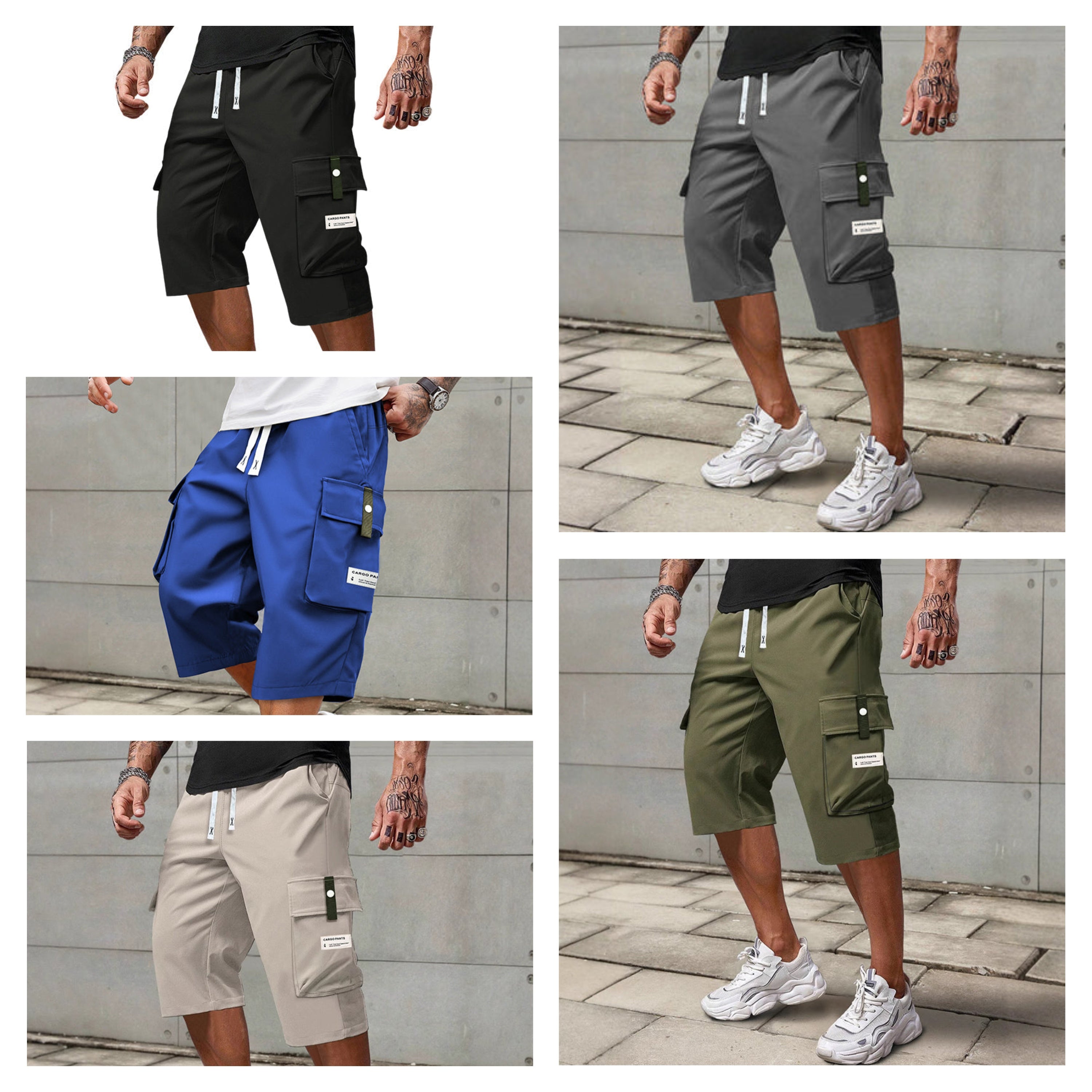 Hayes - Tailored Casual Drawstring Shorts | By Julian & Claire Toronto