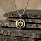 Modern Star David Necklace