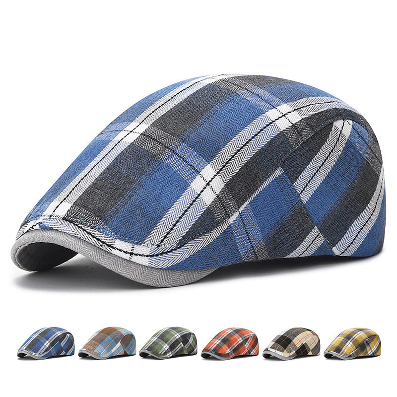 Niall - Vintage Plaid Flat Cap | By Julian & Claire Toronto