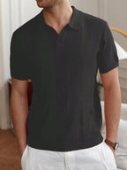 Zyne - Breathable Knit Polo Tee | By Julian & Claire Toronto