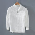 Cody - Classic Cable Half-Zip Sweater | By Julian & Claire Toronto