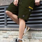 Norman - Casual Multi-Pocket Cargo Shorts - By Julian & Claire Toronto