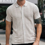 Jaxon - Premium Button-Up Knit Polo | By Julian & Claire Toronto