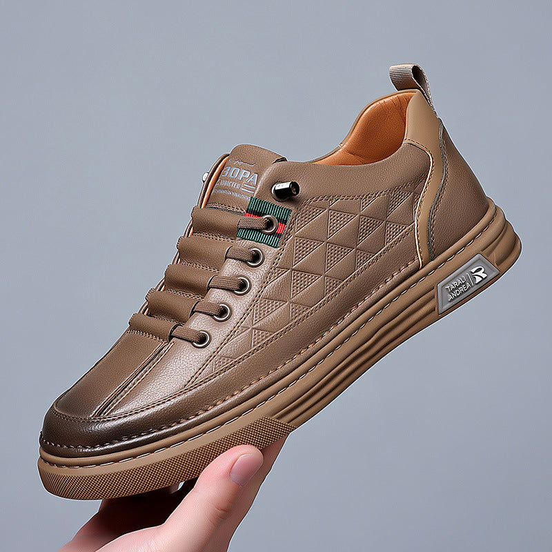 Ulric - Classic Leather Comfort Sneakers | By Julian & Claire Toronto