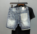 Weston - Vintage Blue Denim Shorts | By Julian & Claire Toronto