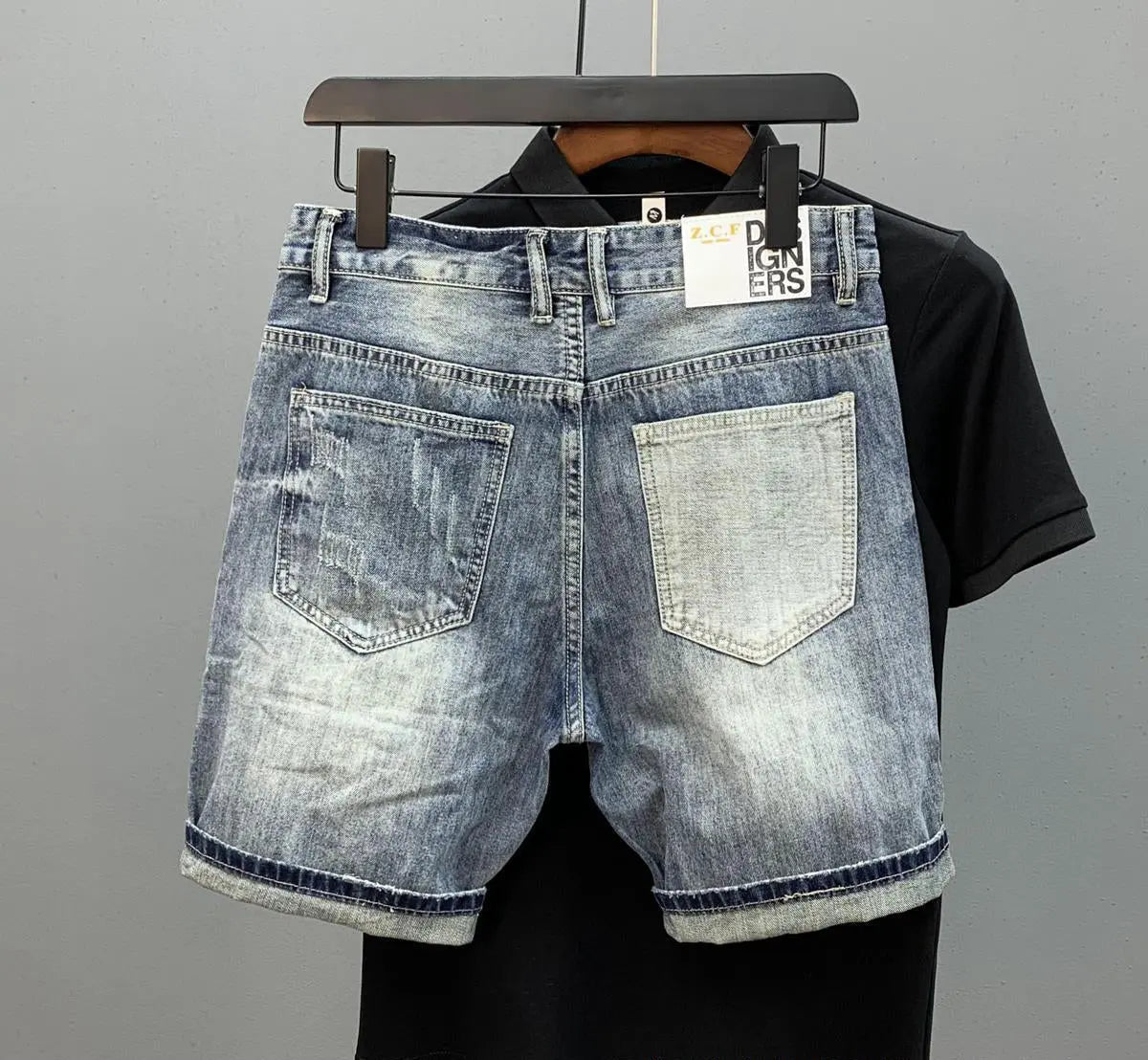 Weston - Vintage Blue Denim Shorts | By Julian & Claire Toronto