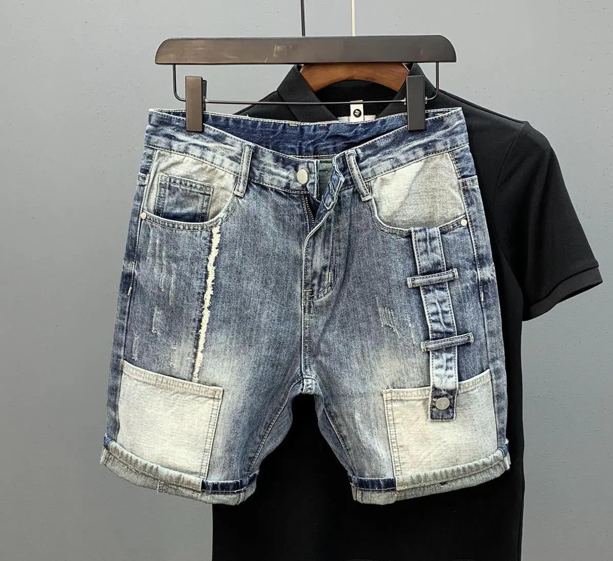 Weston - Vintage Blue Denim Shorts | By Julian & Claire Toronto