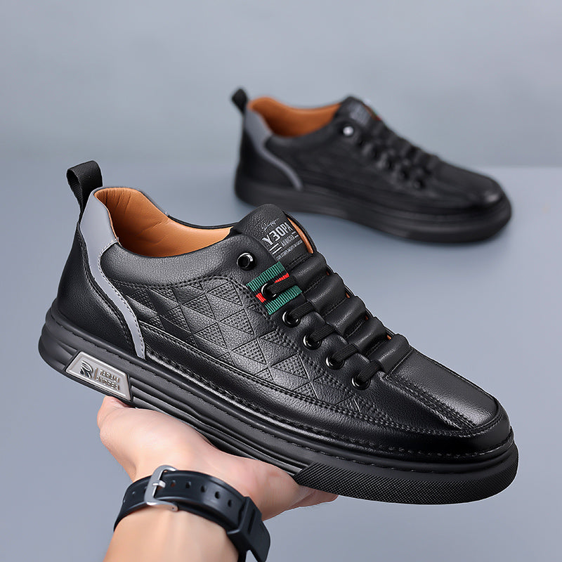 Ulric - Classic Leather Comfort Sneakers | By Julian & Claire Toronto