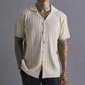Gallagher - Jacquard Knit Polo Shirt | By Julian & Claire Toronto