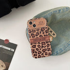 Fashion Brown Color Leather iPhone Case