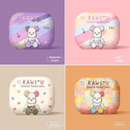 Rainbow Bear Airpods Case Frosted Soft Protective Earphone Case