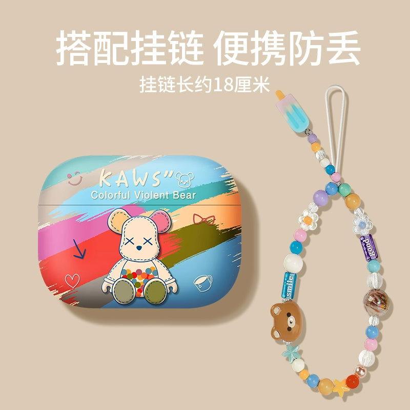 Rainbow Bear Airpods Case Frosted Soft Protective Earphone Case