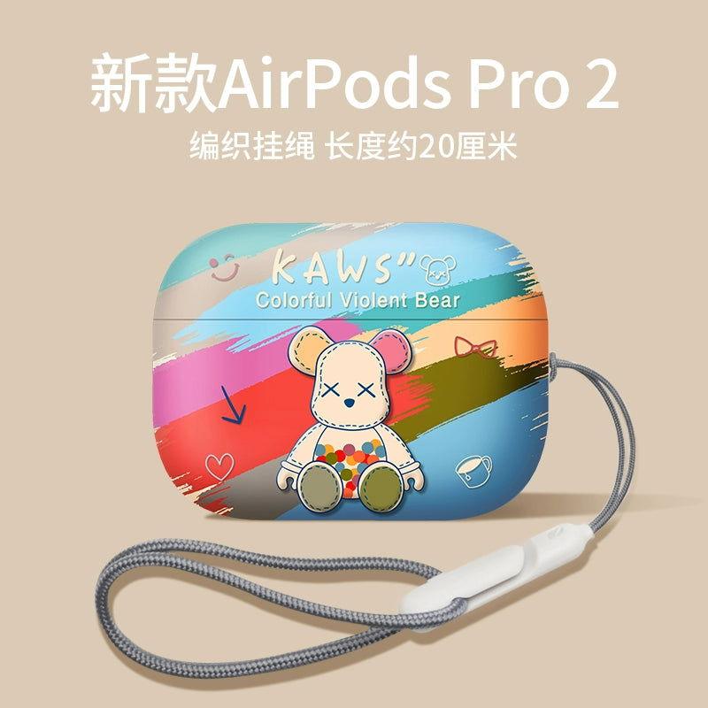 Rainbow Bear Airpods Case Frosted Soft Protective Earphone Case