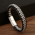 Rowen Braided Cuff in Mixed Metals